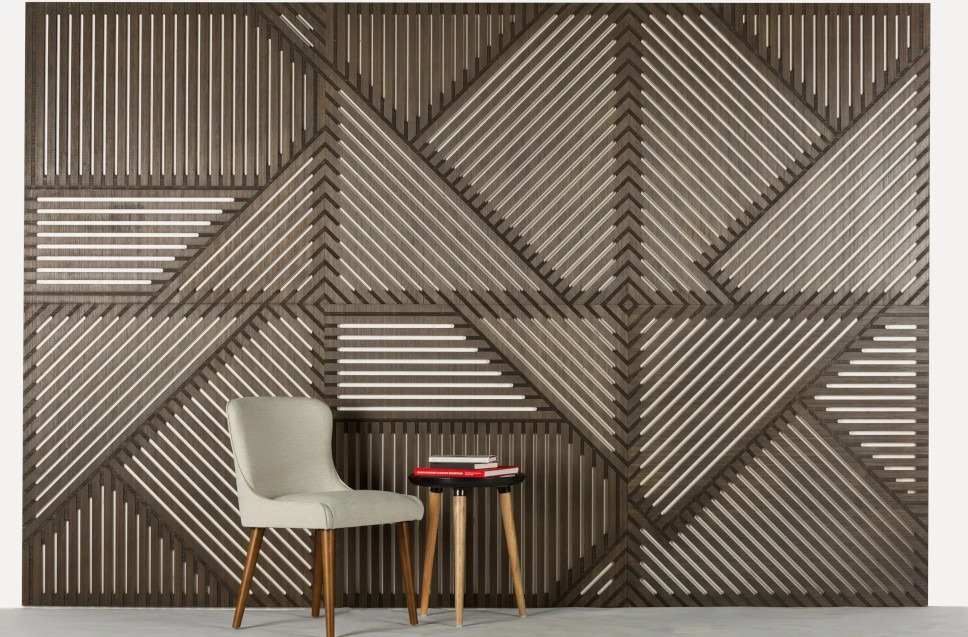 Futura sound wall panels - beautiful bamboo acoustical wall paneling by Plyboo.com